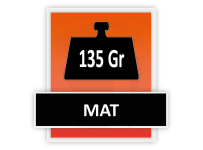 135 grams Mat