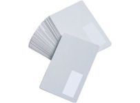 PVC Plastic Badge Wit (met veld voor handtekening)